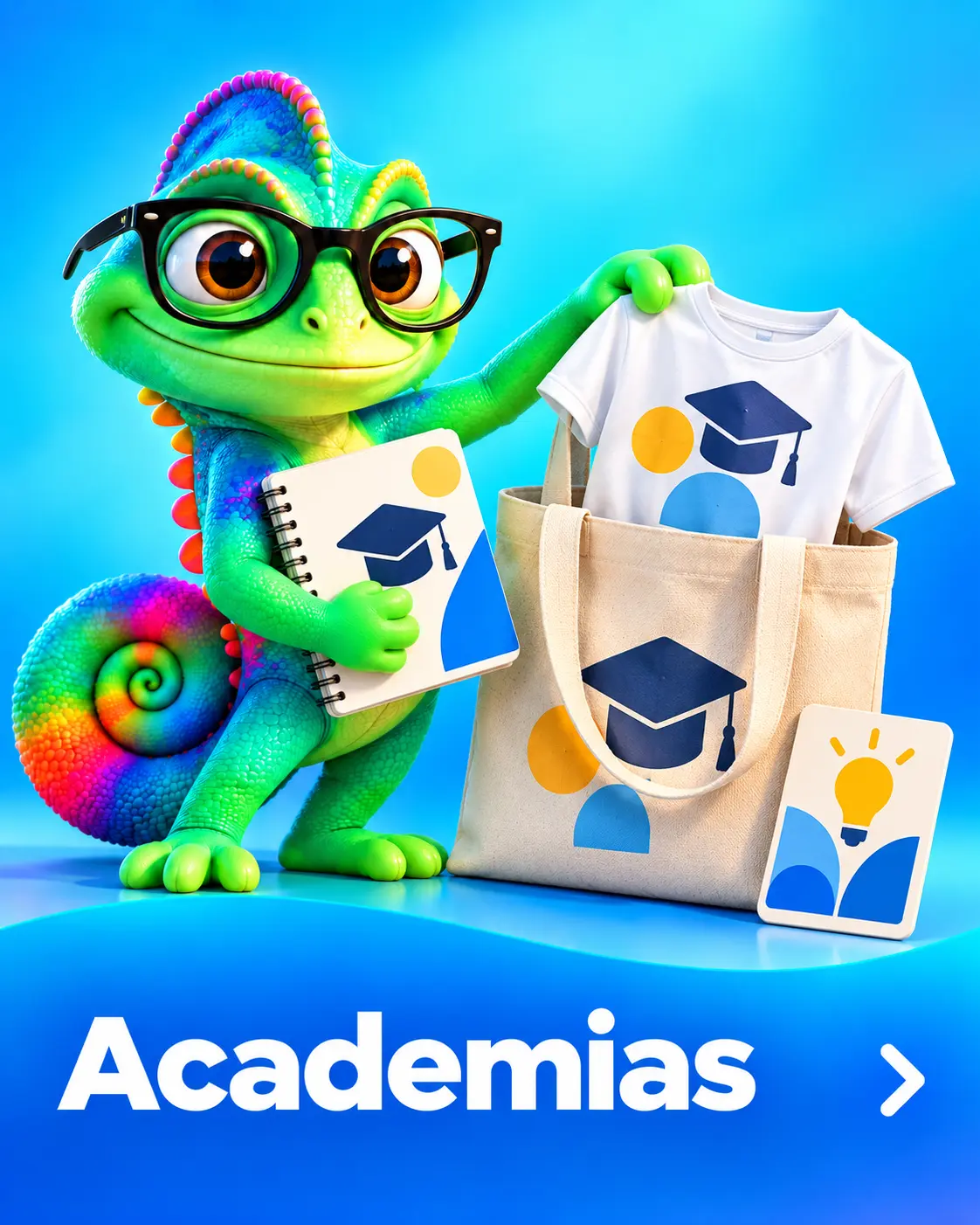 Academias: ideas de personalización con el camaleón de Personalizable.es