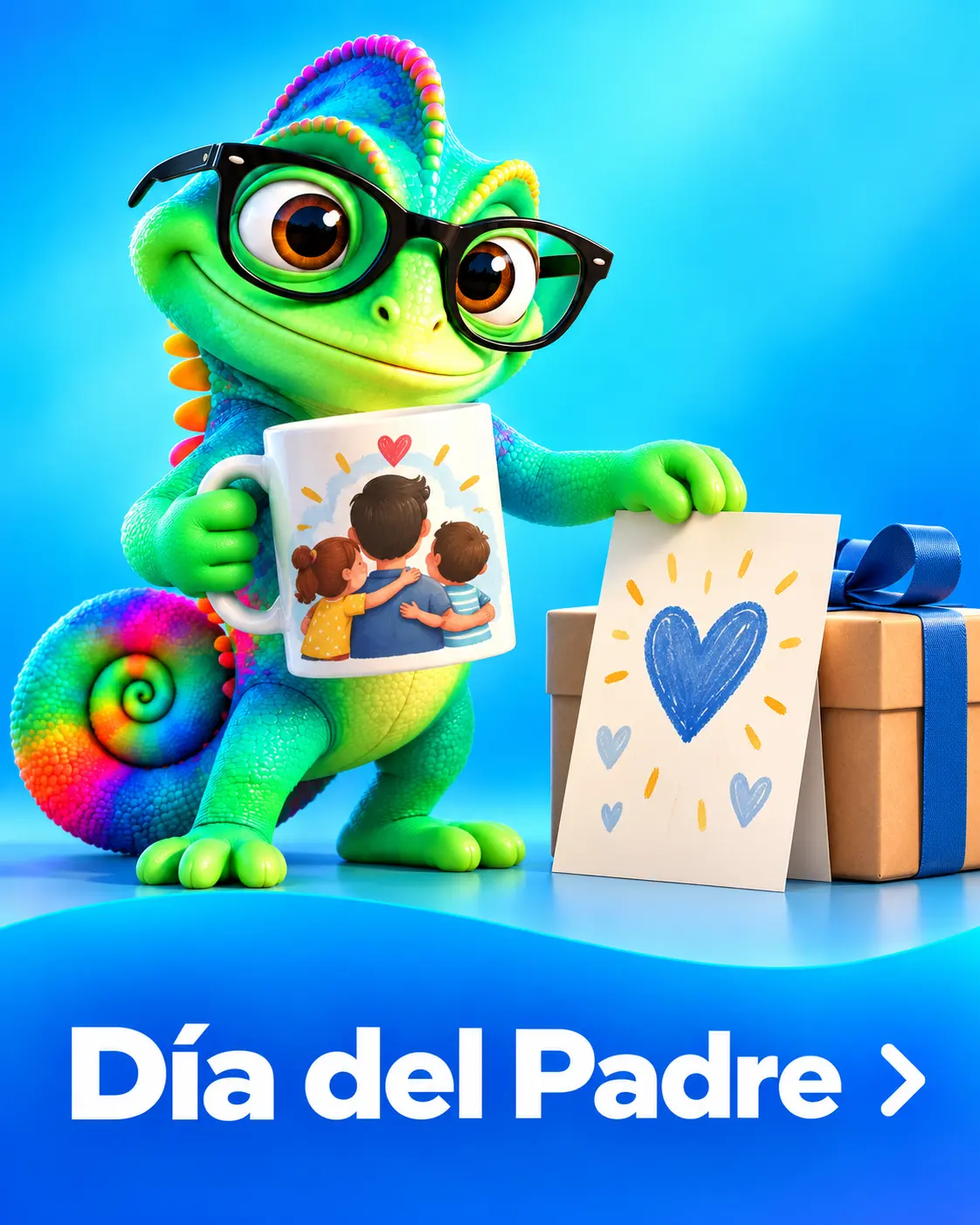 Día del Padre: ideas de personalización con el camaleón de Personalizable.es