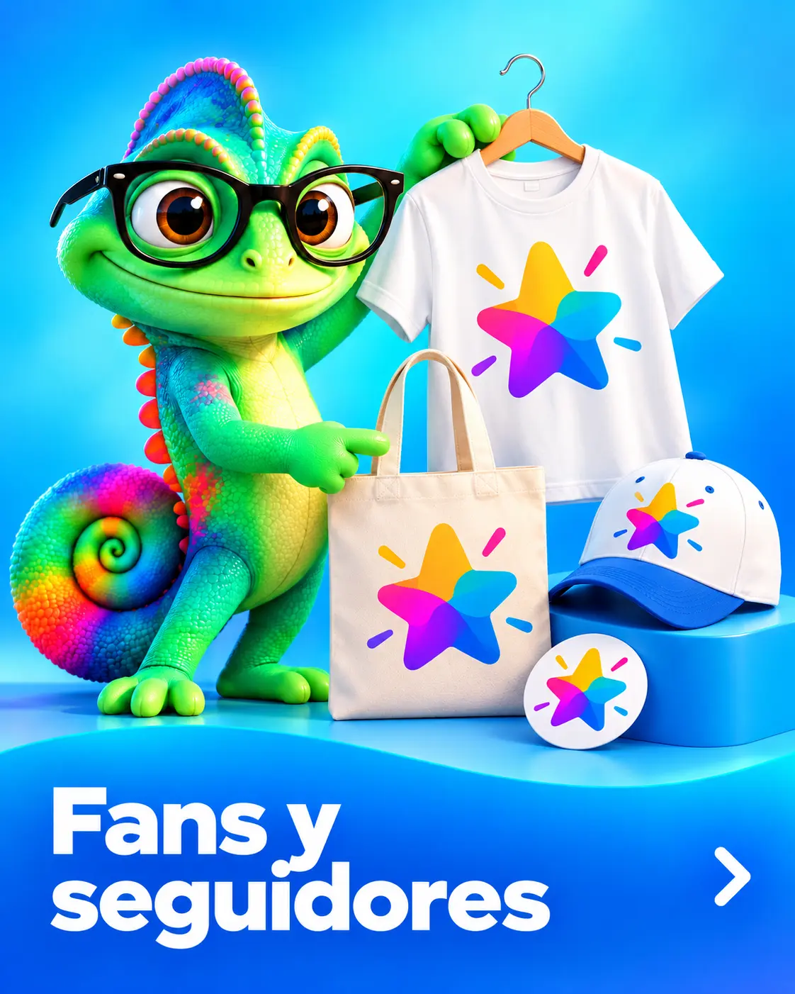 Fans y seguidores: ideas de personalización con el camaleón de Personalizable.es