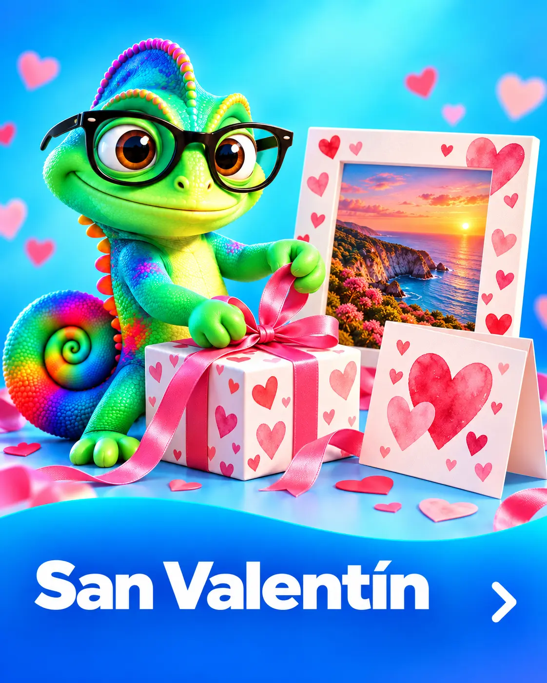 San Valentín: ideas de personalización con el camaleón de Personalizable.es